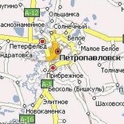 Карта петропавловска казахстан