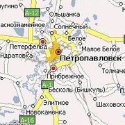 Карта города петропавловска казахстан